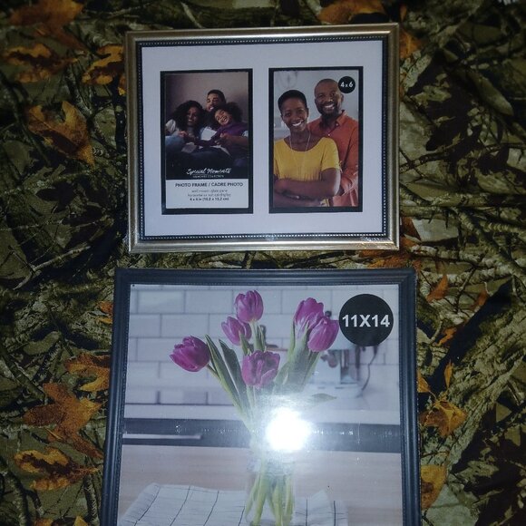 Photo Frame, 2pc Set, One is 11X14 & One holds two 4X6 - Picture 2 of 2